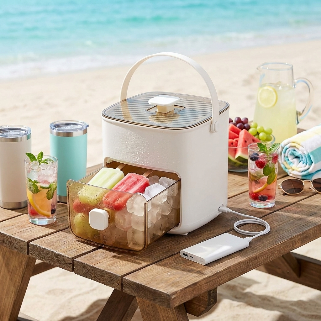 PopCube Portable Ice Cube, Popsicle & Lolly Maker